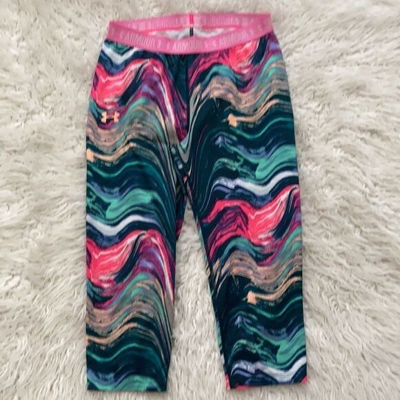 Under Armour Multicolor athletic Leggings Small - Picture 2 of 5